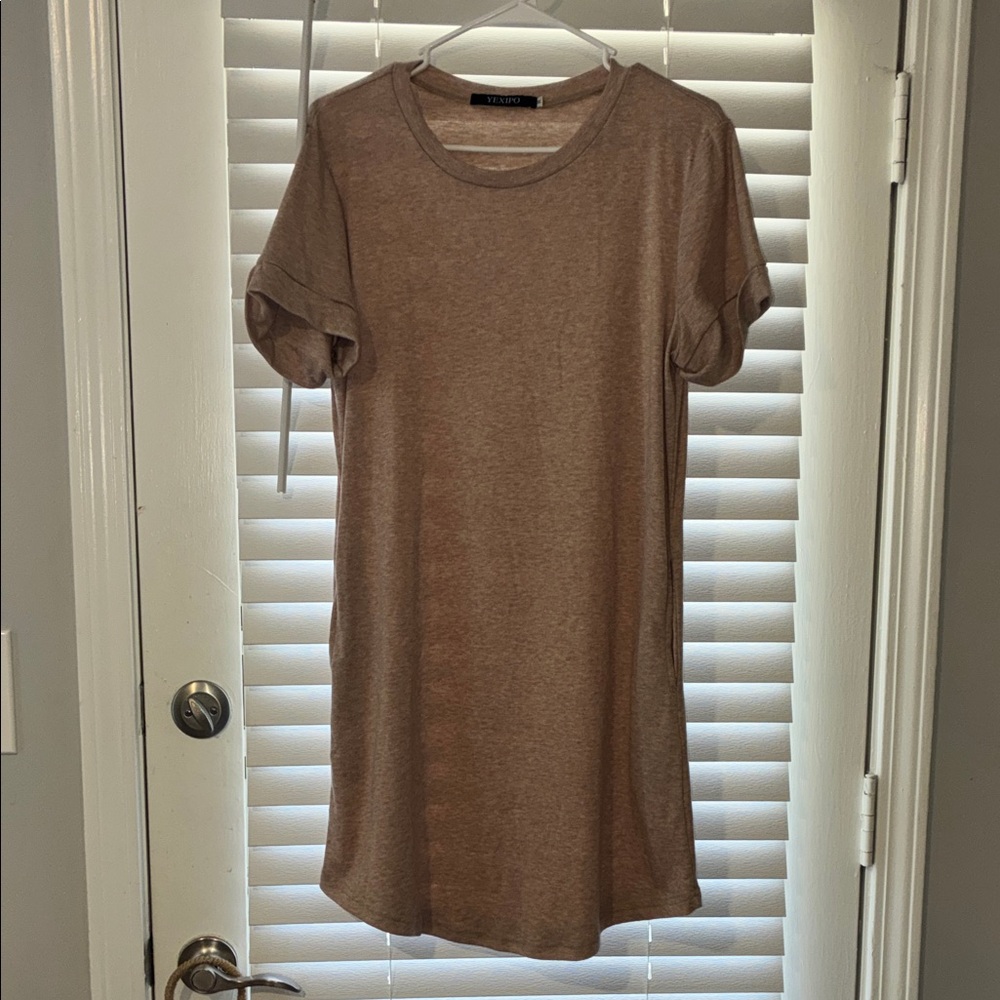 Brown Midi Dress